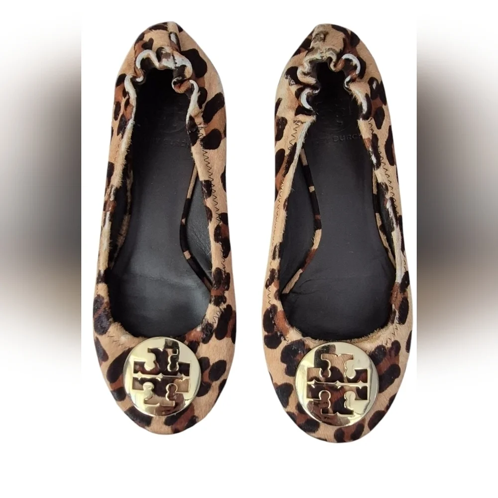Tory Burch Leopard Print Ballet Flats